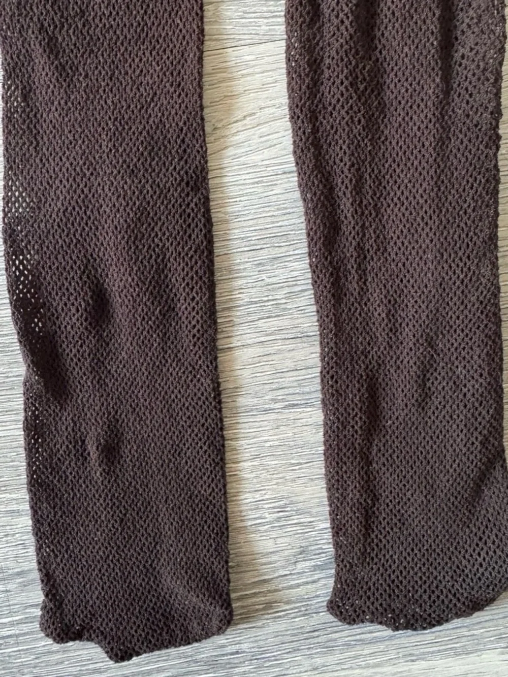Brown Fishnet Pantyhose